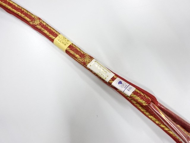 大特価品　上質　未使用品　正絹　手組帯締め